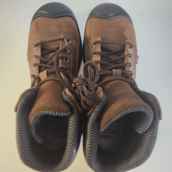 KEEN Utility Men's Mt Vernon II 6" Waterproof Boot (Steel Toe) Work, 10 wide - Picture 6 of 10